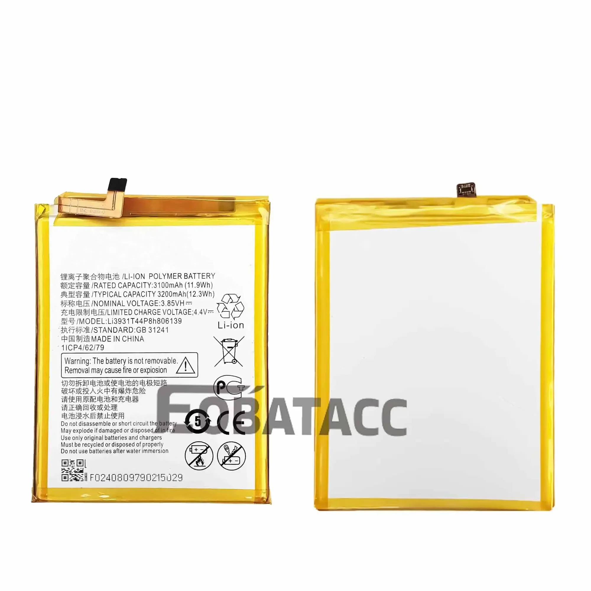 EOTABACC 100% New Original Battery Li3931T44P8h806139 For ZTE \