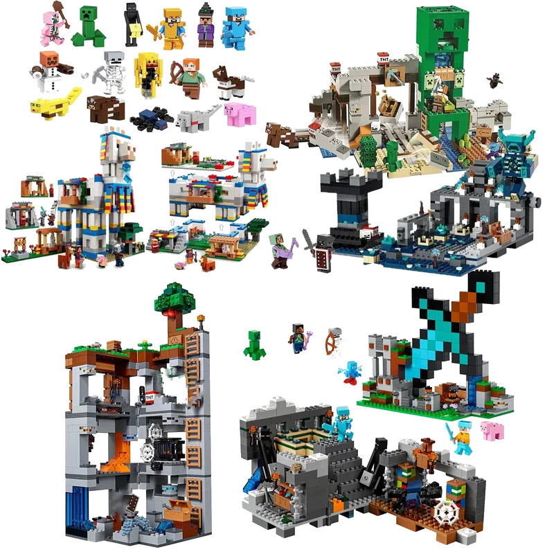 

Боевые джунгли, абамирование, строительные блоки, игрушки «Мой мир» для мальчиков, рождественские подарки