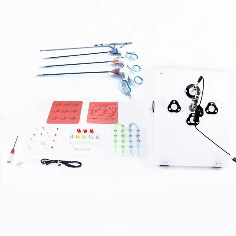 

Laparoscopic surgery training simulator,Needle holder forceps, separating forceps,separating clip Practice Tools Complete set