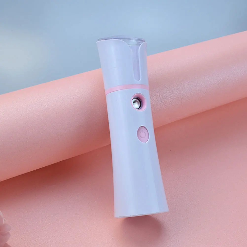 نانو رذاذ جهاز البخار للوجه 25 مل خزان 37 فولت 150 مللي أمبير المحمولة يده المرطب الأبيض جهاز البخار للوجه منظف المسام