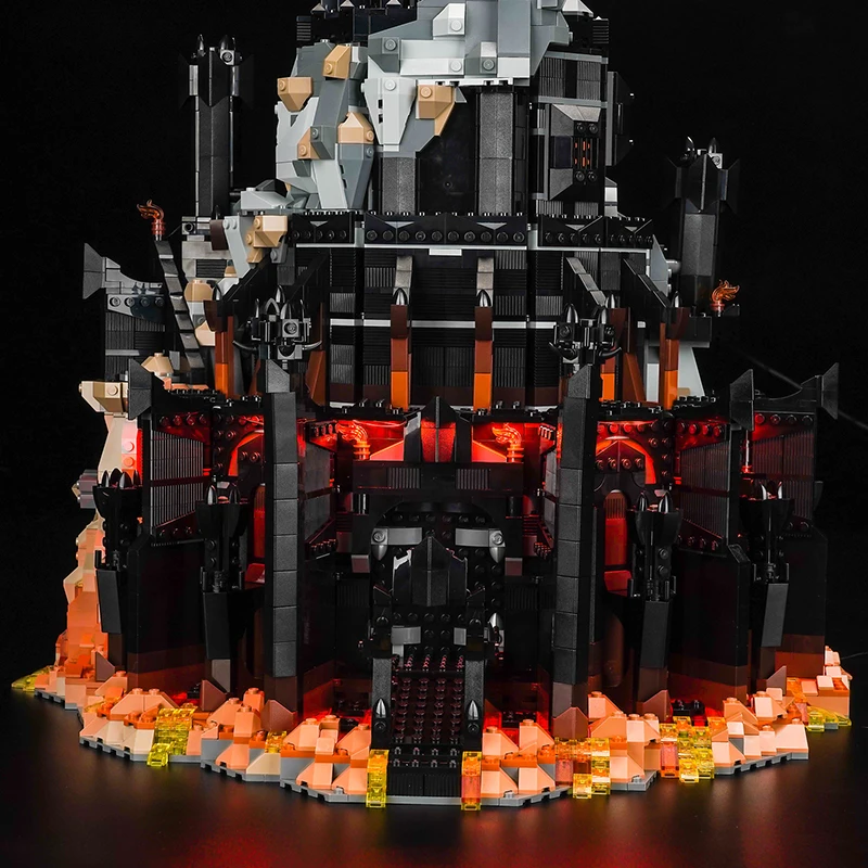 The Vonado LED 10333 set is suitable for Lord of the Rings: Baladu building blocks (only including lighting accessories)