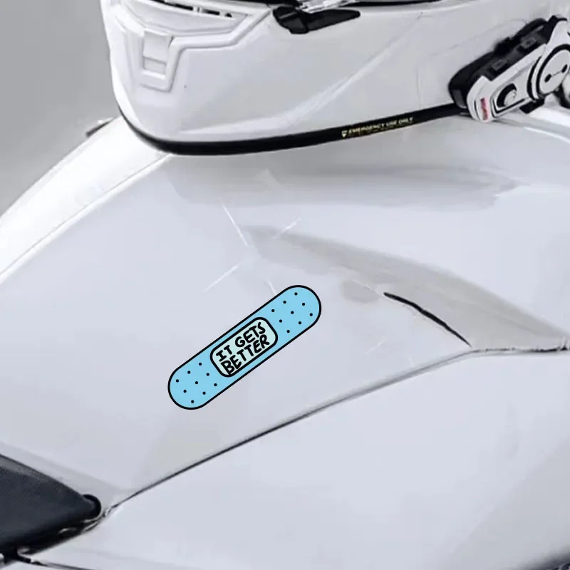 

Body Scratches Decoration AUTO Accessories for Bumper Hood Door Band-aid Decals Cute Bandage Car Fuel Tank Stickers Funny Motor