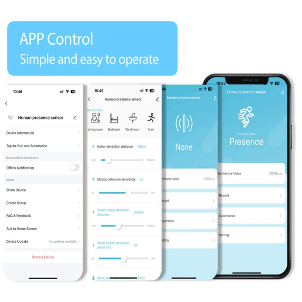 Tuya Zigbee 인간 센서 레이더+PIR 듀얼 모드 감지 지능형 연결/보안 경보 홈 어시스턴트와 호환 가능