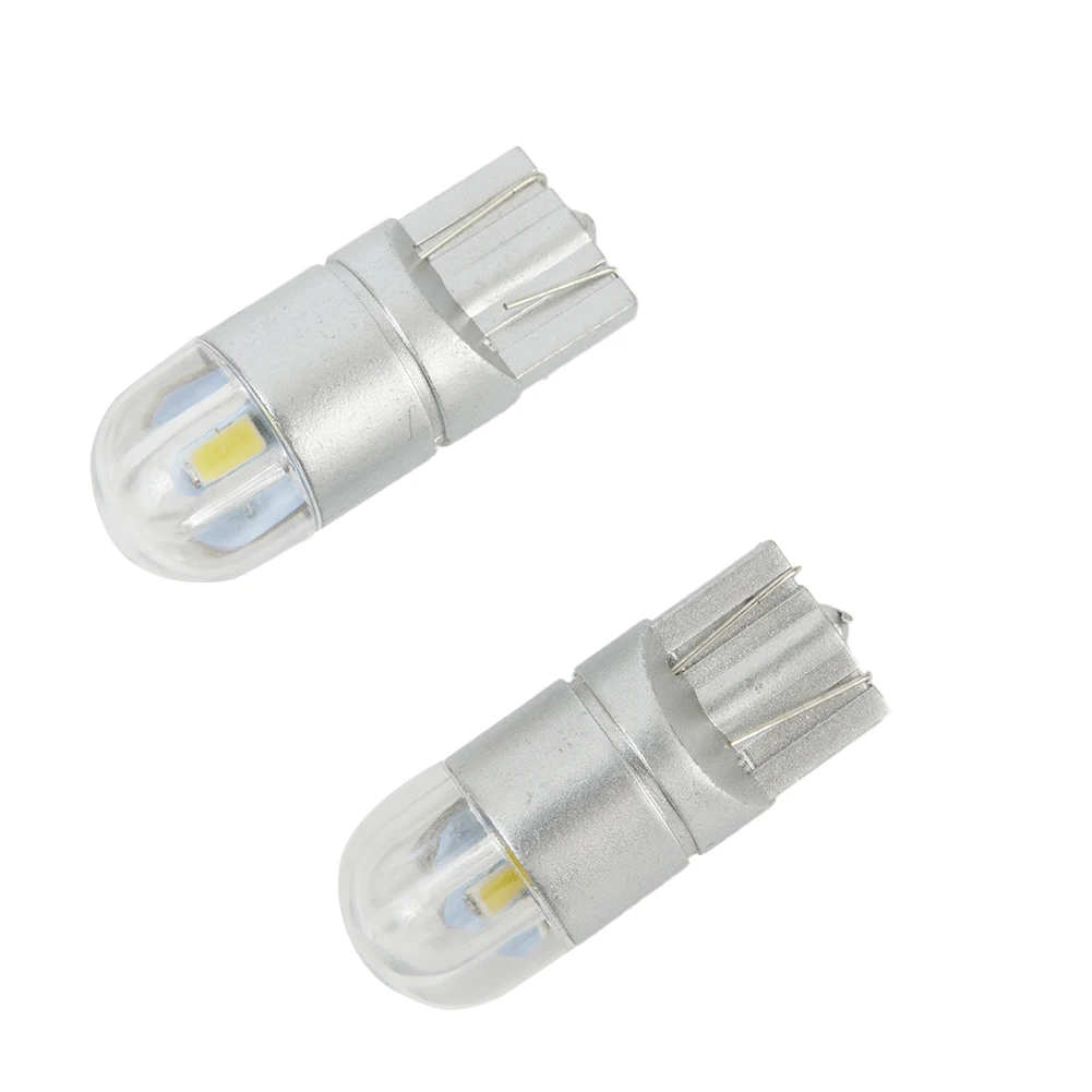 Bright Light Bulbs Canbus Car White 2SMD 6000-6500K Accessories DC 12V LED Light Bulb Parts Replacement Silica