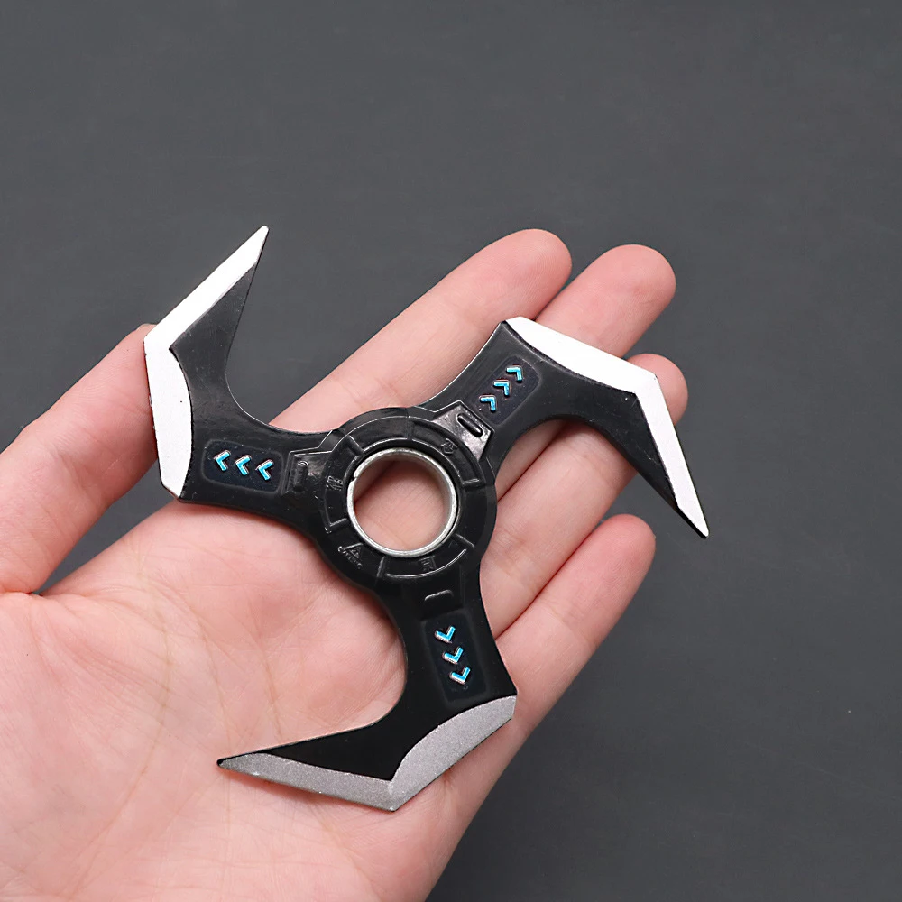 Apex Legends Heirloom Weapon Perimeter Arc Star Trap Rotatable Metal Darts Keychain Model Weapon Knife Katana Samurai Swords Toy