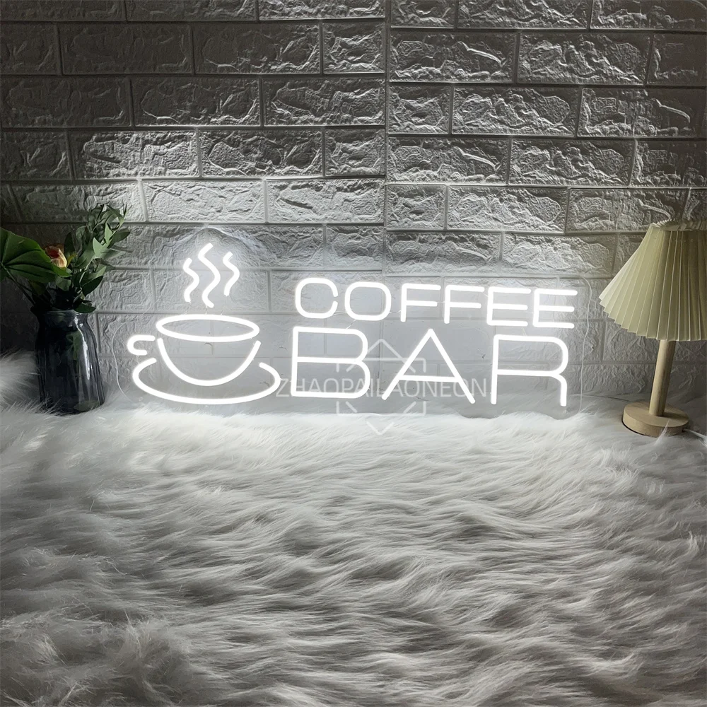 Coffee Bar Neon Sign Led Wall Room Party Cafe Shop Decor Neon Light Signs USB Bedroom Bar Pub Coffee Decoration Business Lights