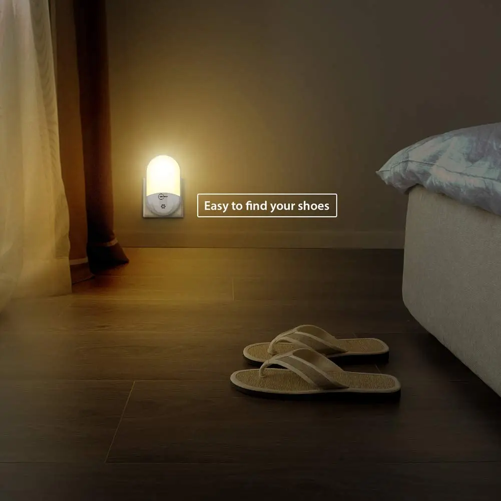 Led Night Lights, Automatic Night Light Twilight Sensor, Plug And Play Kids Night Light For Baby Room, Kitchen, Hallway