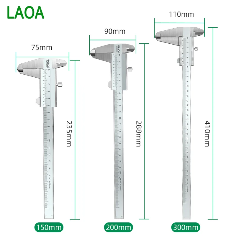 

LAOA stainless steel mechanical vernier caliper high precision caliper