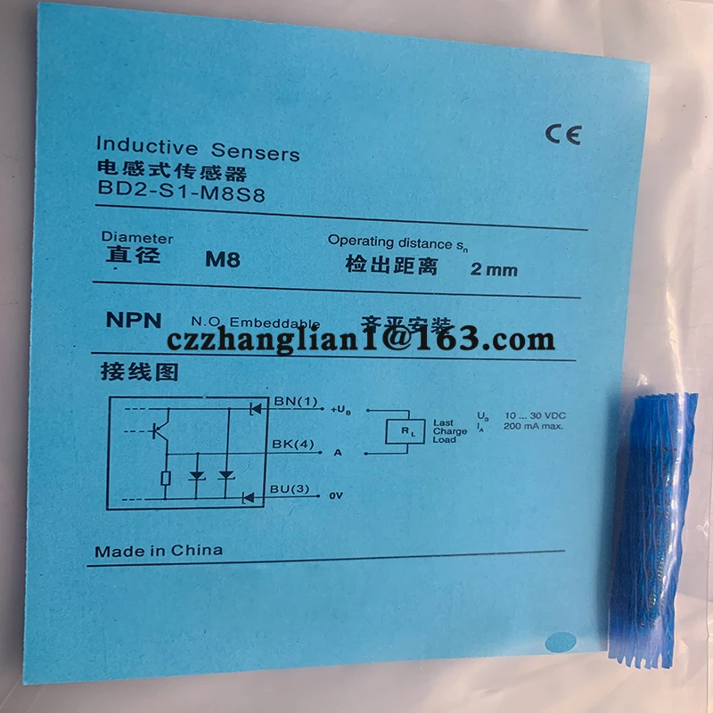 Interruptor de proximidad BD2-S1-M8S, BD2-S3-M8S, BD1.5-S1-M8S, BD1.5-S3-M8S, modelos completos, entrega rápida