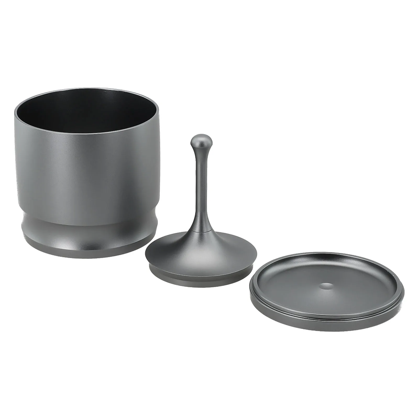 58mm Coffee Powder Metering Ring Press Aluminum Filter Holder Measuring Cup Coffee Utensils For Milk Tea Shops Households