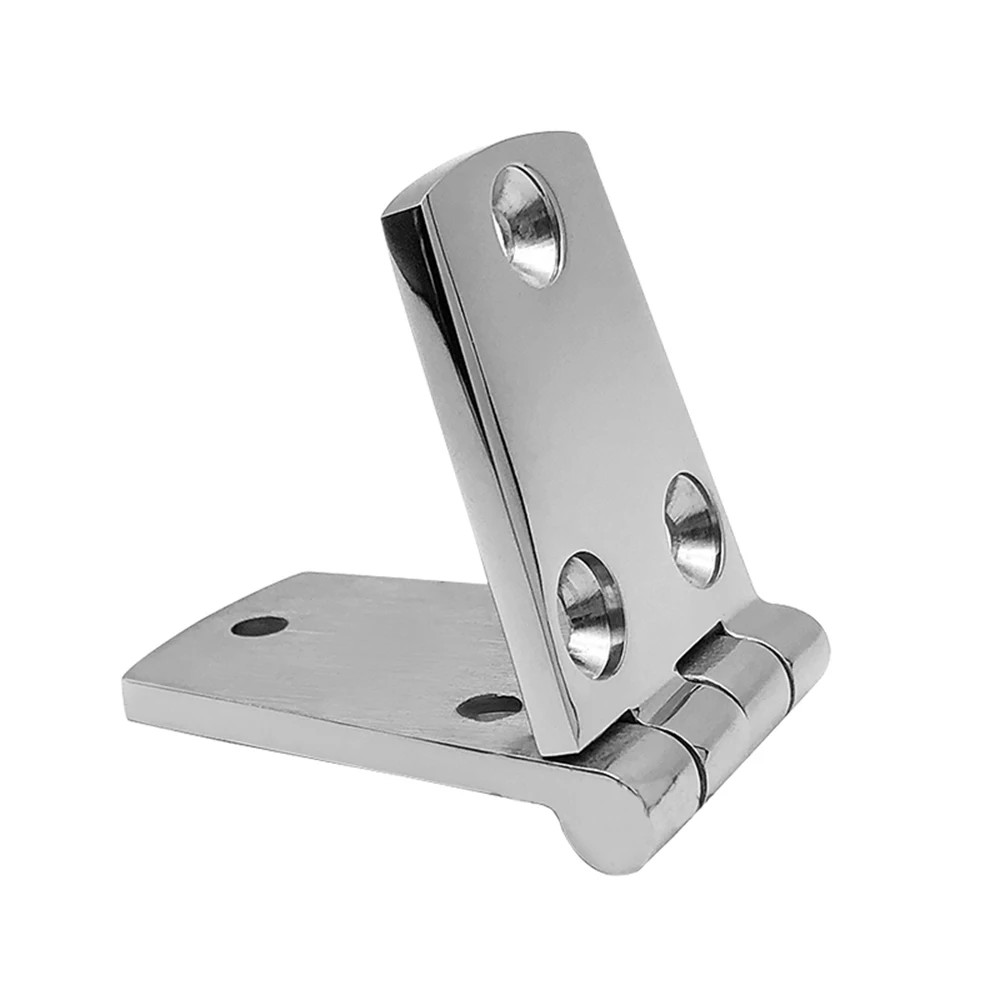 

1pc Mirror Polishing 102x38mm Heavy Duty Cast Door Strap Hinge with 6 Holes 316 Stainless Steel Marine Hinges ﻿ door hinge