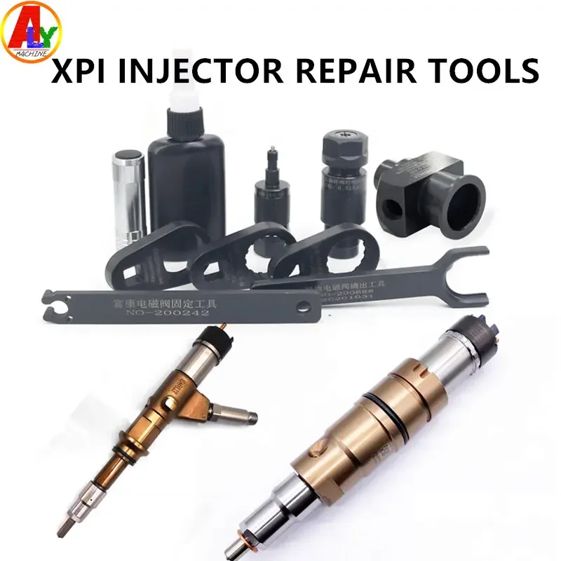 For Cummins Injector Disassemble Oil Return Clamp Adaptor AHE Stroke Trave Test Repair Tool Sets 2872544 4327072