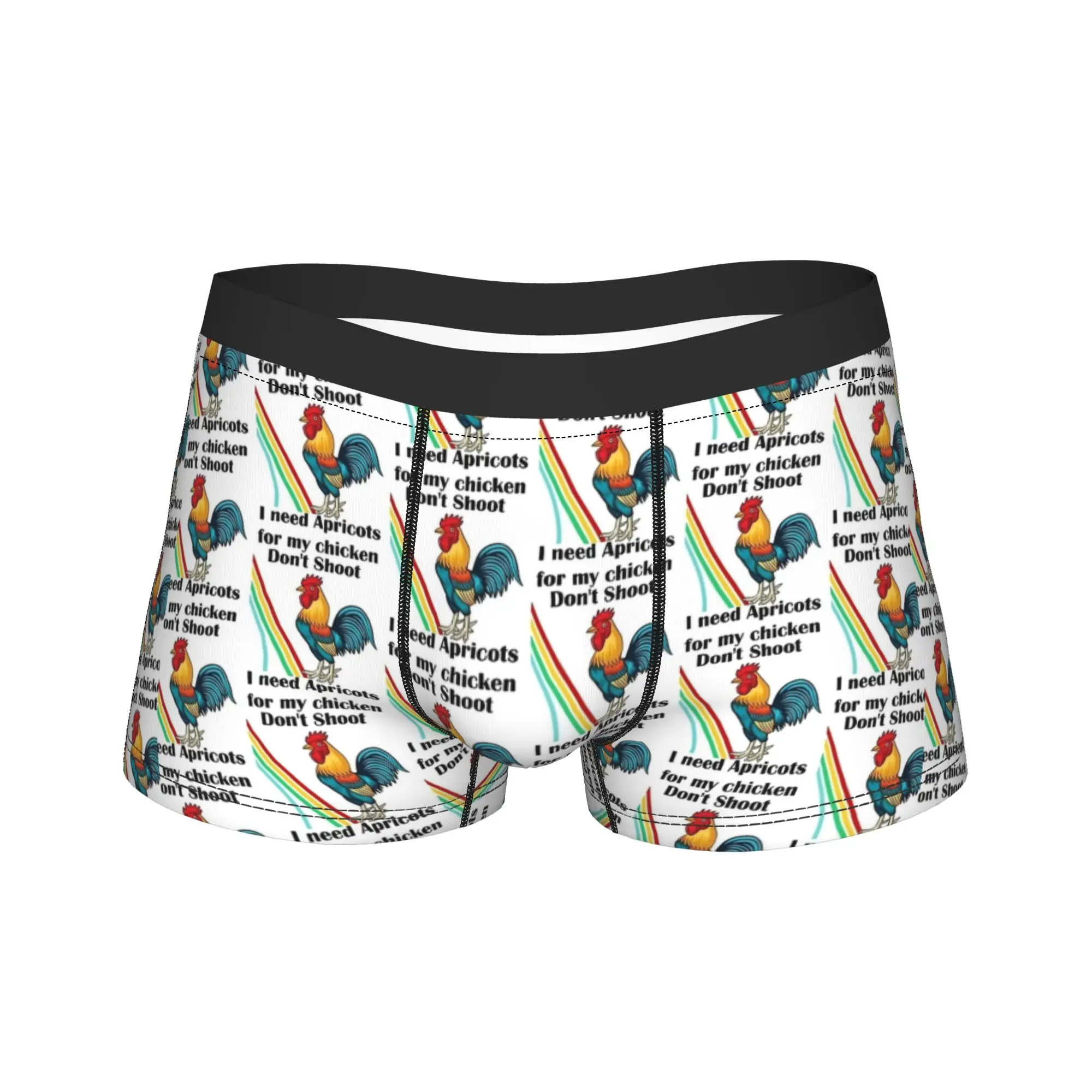 

Dont Shoot I Need Apricots For My Chicken Arc Raiders Boxer Shorts Pouch Underwear Briefs Breathable Male Panties Plus Size 2XL