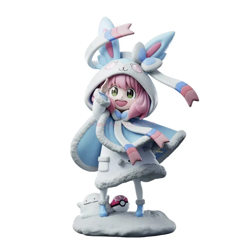 جاسوس × فاميلي أنيا فورجر ساحر كوس فيري إيفي ​ ​   أنيمي الشكل Kawaii زخرفة نموذج جمع الاطفال لعبة الهدايا عمل الشكل لعبة