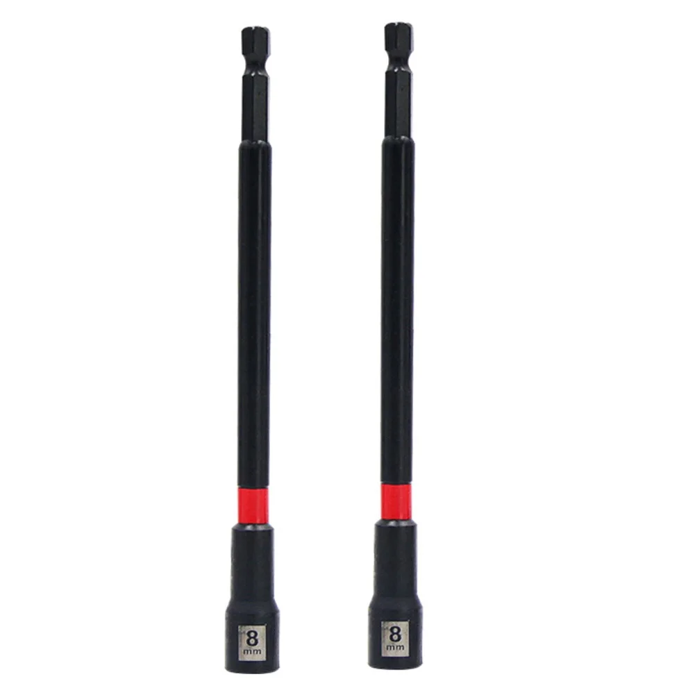 Hex Socket Adapter 150mm Length Drill Bit Adapter 10mm Size 12mm Size 14mm Size 150mm Length 2pcs Quantity 8mm Size For Car
