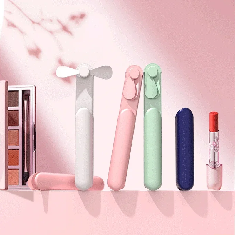 

Складной мини-ручной вентилятор 3-в-1, 2000 мАч, внешний аккумулятор, USB перезаряжаемый портативный охлаждающий вентилятор для путешествий на открытом воздухе