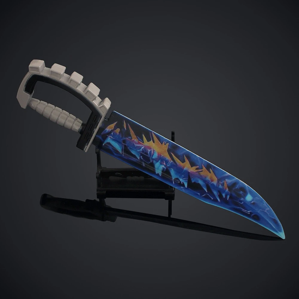 Tsurugi de asalto de acero, 25cm, energía dibujada, Mutación Natural, Taki, juego de call of duty, adorno periférico, juguete de modelo de vacaciones de acero