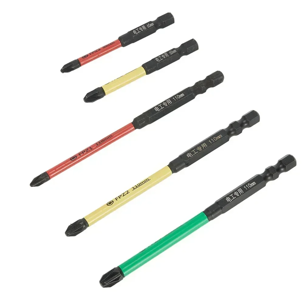 65/110MM Magnetic Special Slotted PZ Screwdriver Cross Bit FPZ1 /FPZ2 /FPZ3 For Circuit Breakers Electrical Electrician Tools