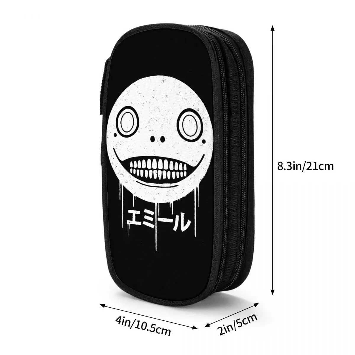 Imagem -03 - Emil Nier Automata Game Cosplay Pencil Case Cute Pen Holder Bolsa para Crianças Grande Armazenamento Material Escolar Lápis Cosméticos