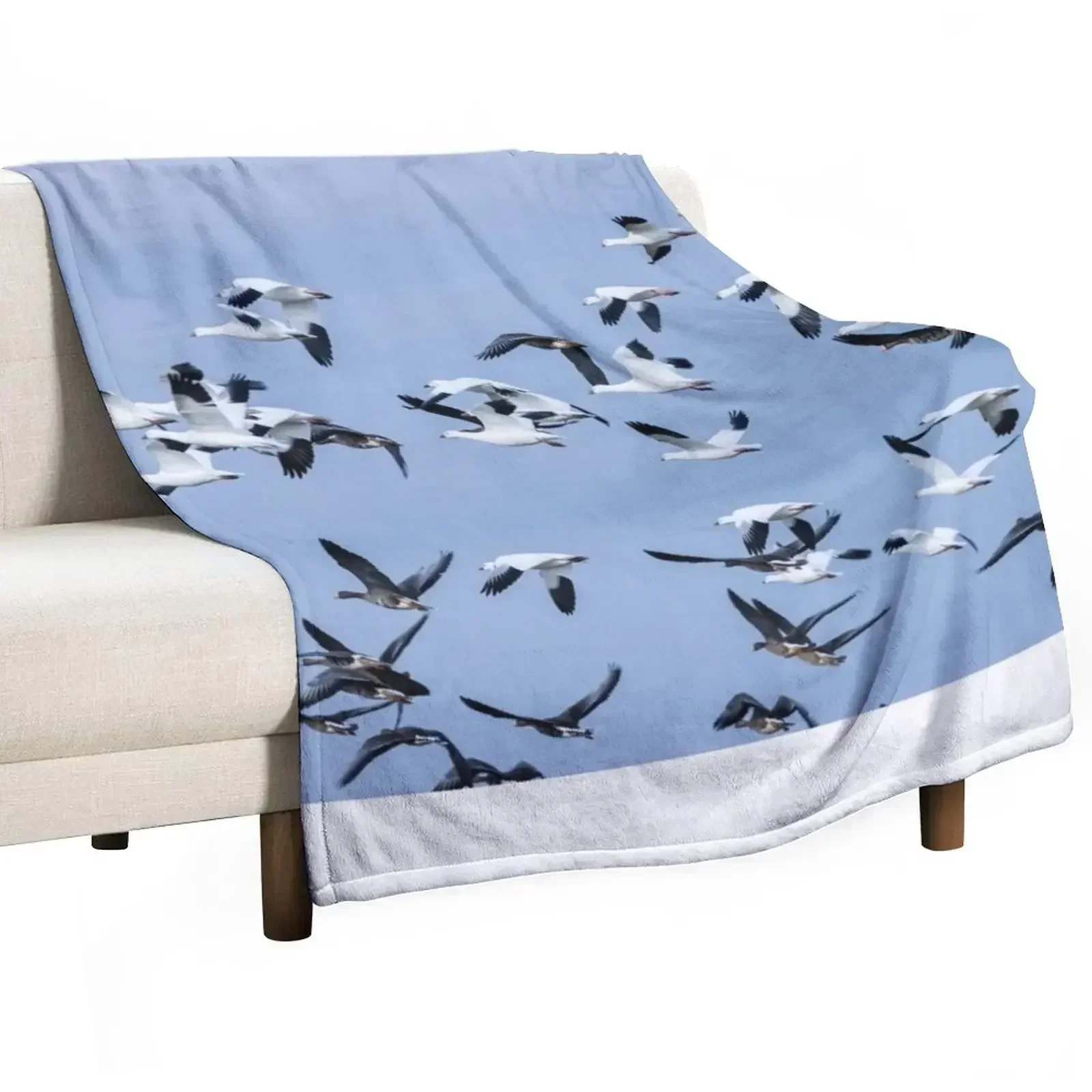 

Snow Geese Migration Throw Blanket bed plaid Decorative Throw Luxury Brand for babies Blankets