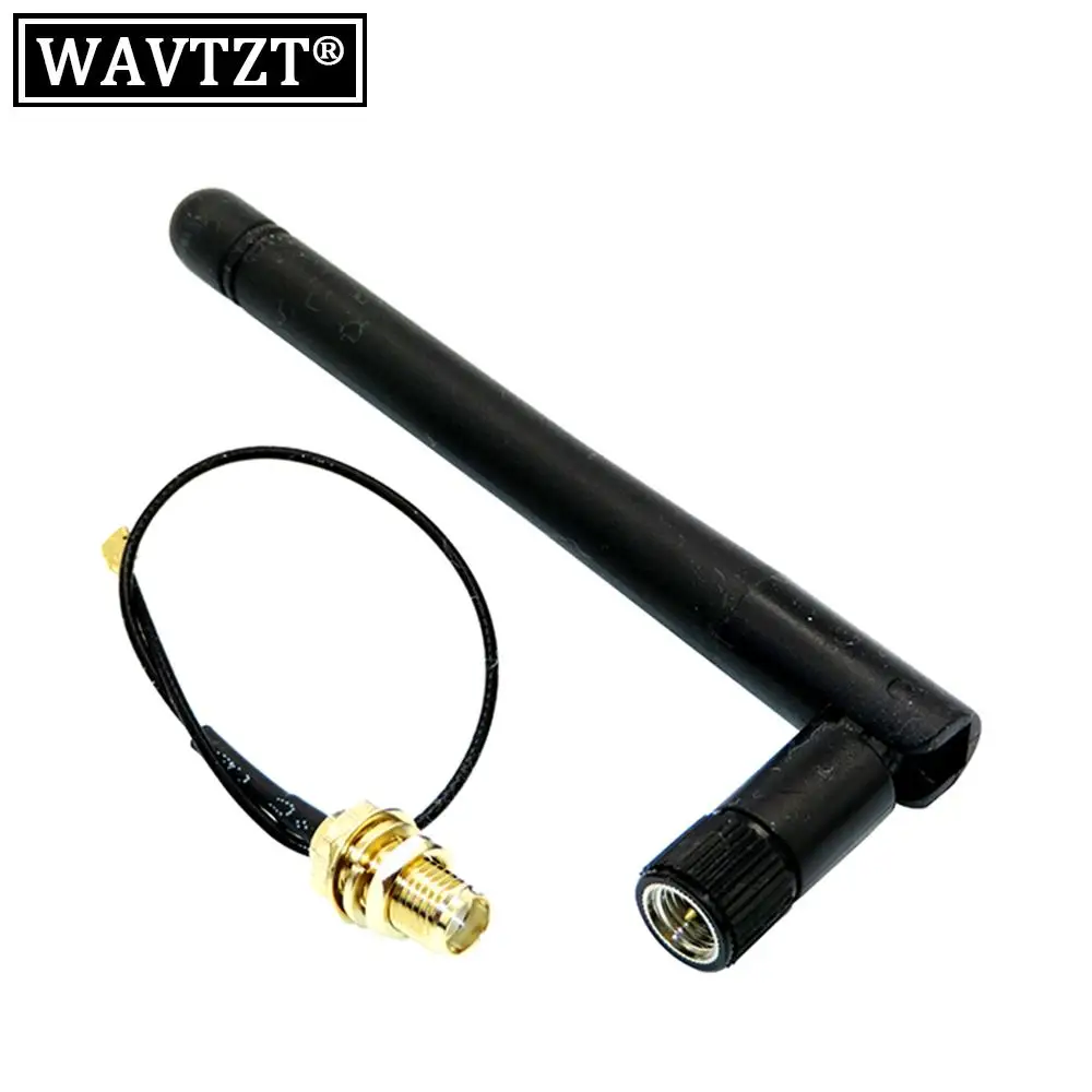 ESP8266 Wifi Module ESP-07 with 11cm 2.4G Wireless SMA Antenna Stick 2dB 2.5dB Gain For NRF24L01 PA 20cm Adapter Cable