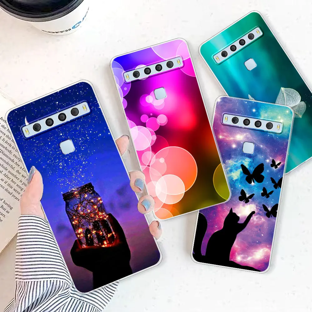 For TCL 10L Case T770H T770B Back Cover For TCL 10 Lite Clear Shockproof Soft Silicone Phone Case on TCL10L /TCL10Lite Coque