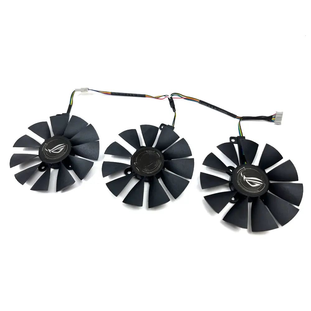 1SET 6PIN ROG-STRIX-GTX1070-O8G-GAMING GPU Fan，For ASUS ROG-STRIX-GTX 1080、1080TI、1070TI、1070、1060 GAMING Video card cooling fan