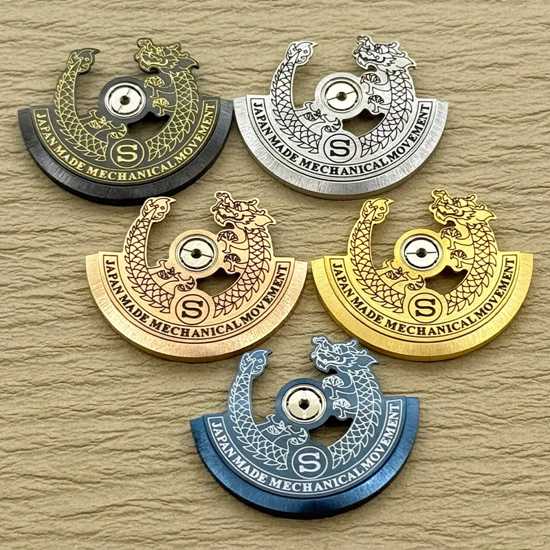 Dragon Pattern NH35 Automatic Hammer Rotor Fits NH34 NH36 NH70 4R35 7S 6R Movement Pendulum Weight Watch Mechanical Refit Parts