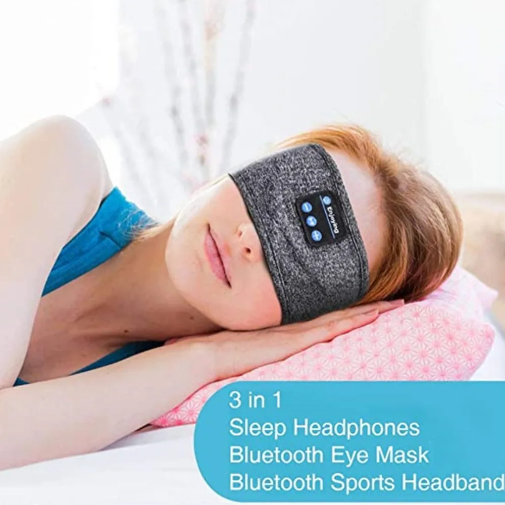 High Quality Elastic Bluetooth Headset Bluetooth Earphones Hairband Sleep Headphone Wireless Rechargeable Sports Headband