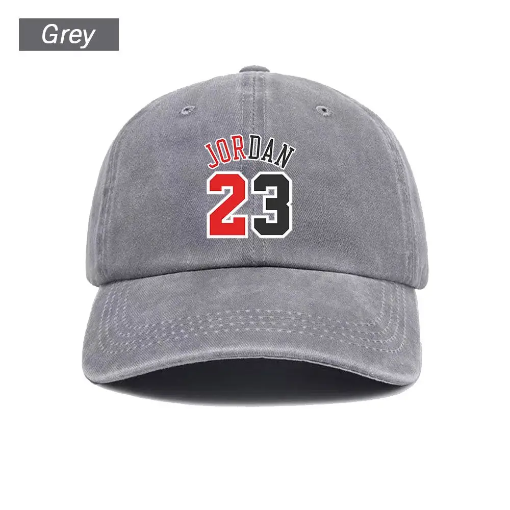 Vintage Washed Baseball Cap Star Goat #23 Fans Jordan Print Graphic Unisex Streetwear Casual Trucker Style Summer Cotton Sun Hat view 4