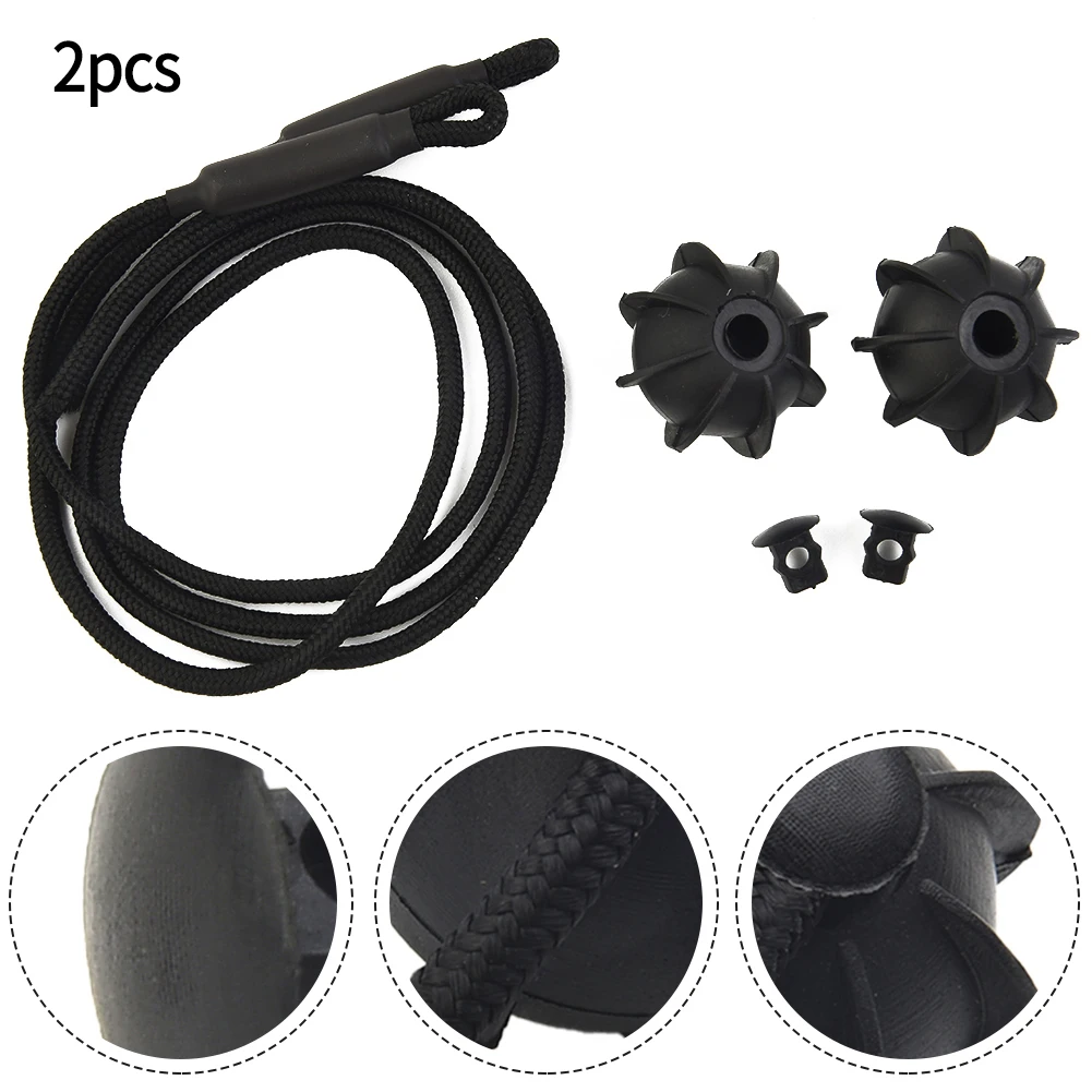 Rear Trunk Strap Trunk String Strap Vehicle Storage Secure Attachment ABS Material Black Color Easy Installation