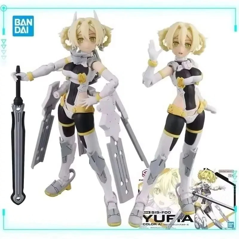 

Sold Out Bandai Original Genuine 30 Minutes Sisters SIS-F00 Yufia Color A Assembly Model Mecha Girl Action Figure Anime Toy Gift
