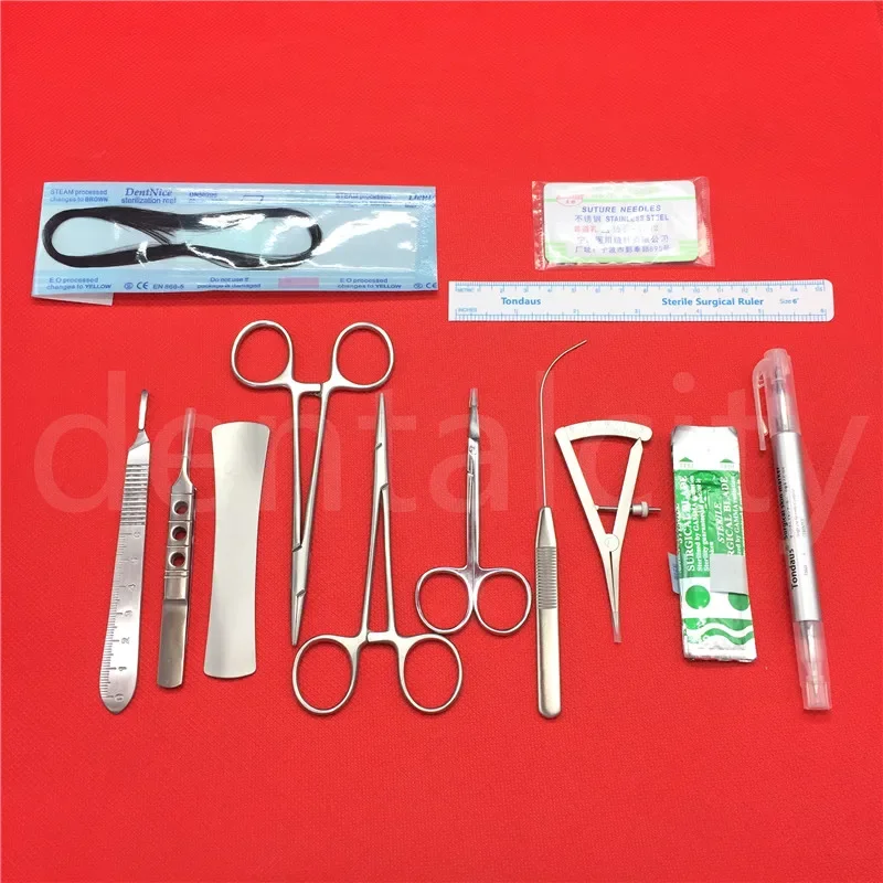 1 Satz ophthalmologische mikrochirurgische Instrumente aus Edelstahl, Chirurgie, professionelle Augenlidwerkzeuge