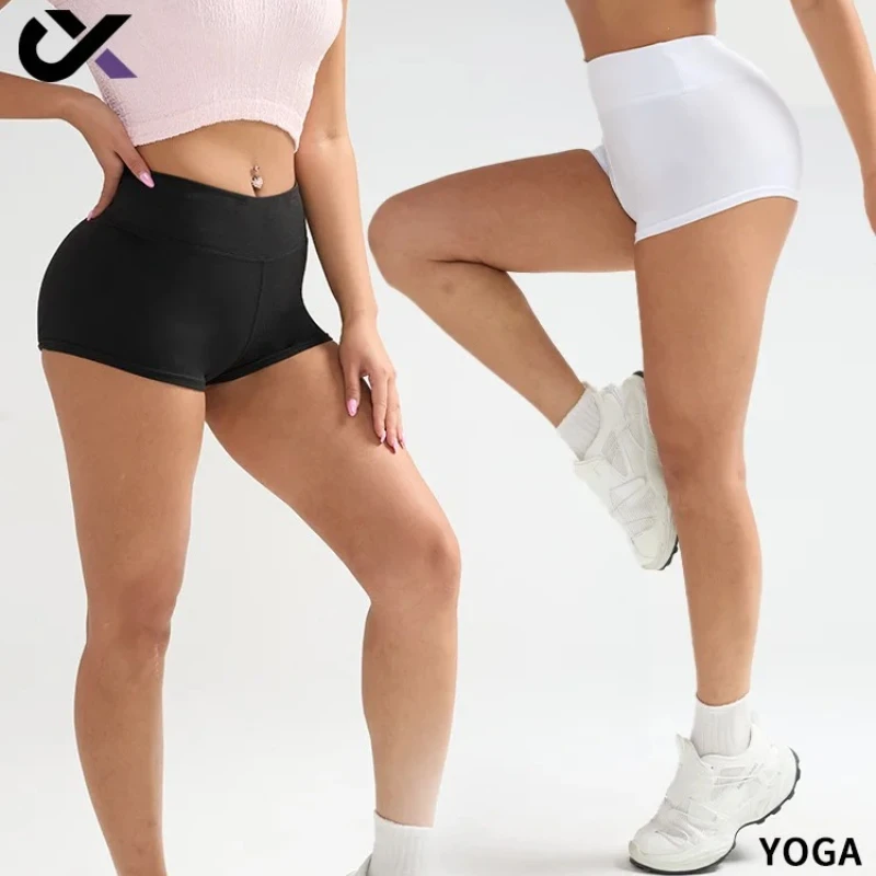 

Women High Waist Butt Lift Sports Short Pants High Stretch Qyuick-Drying Breathable Yoga Shorts Athletic Tights