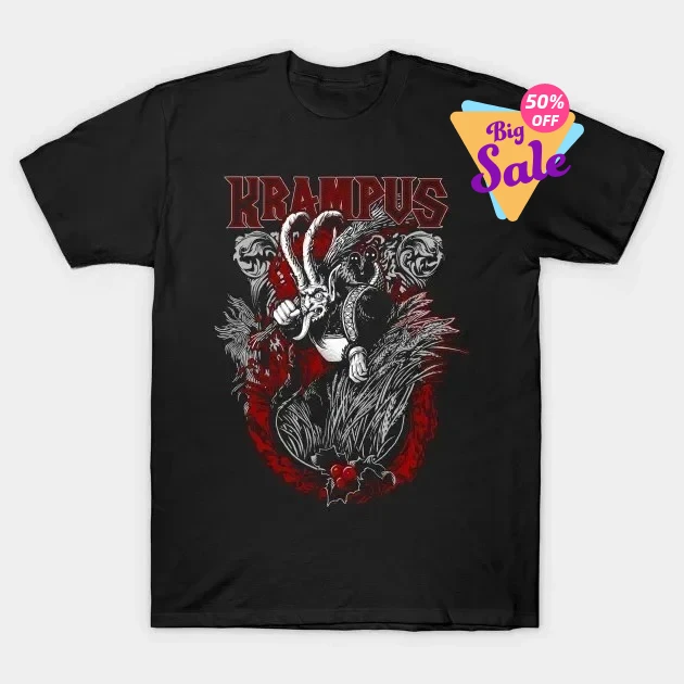 

Unique Krampus T-Shirt 100% Cotton O-Neck Summer Short Sleeve Casual Mens T-shirt Size S-3XL
