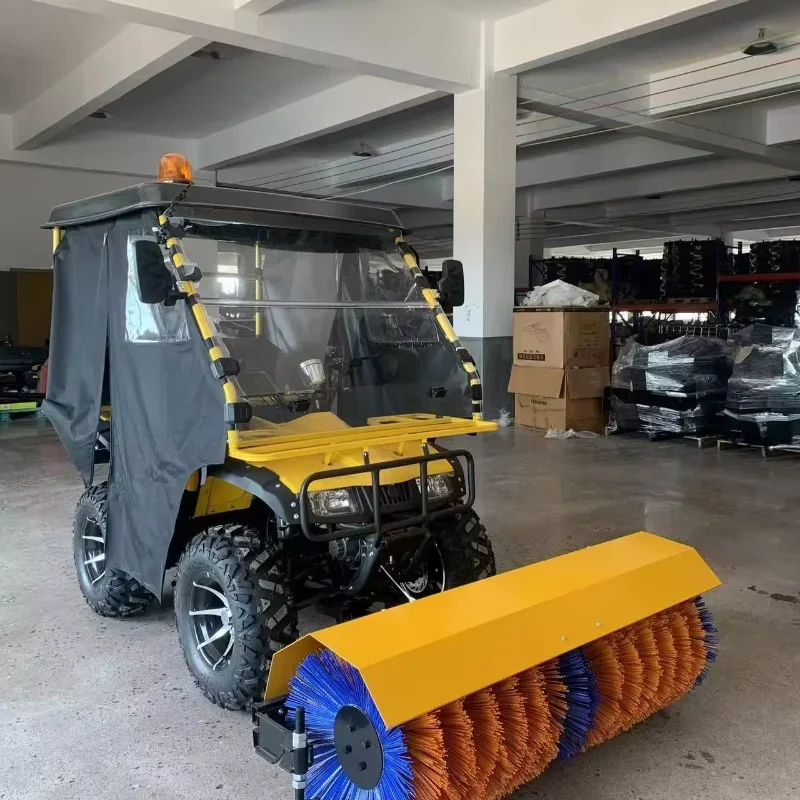 Multi-functional Snowplow High Efficiency Snow Sweeper Winter Road Surface Cleaning Maintenance Snow Remover ATV Type Snowplow