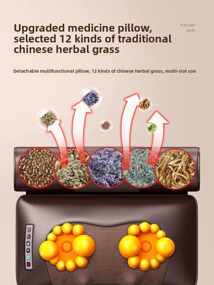 Massager cervical back waist multifunctional mattress full body automatic kneading instrument home chair massage pad