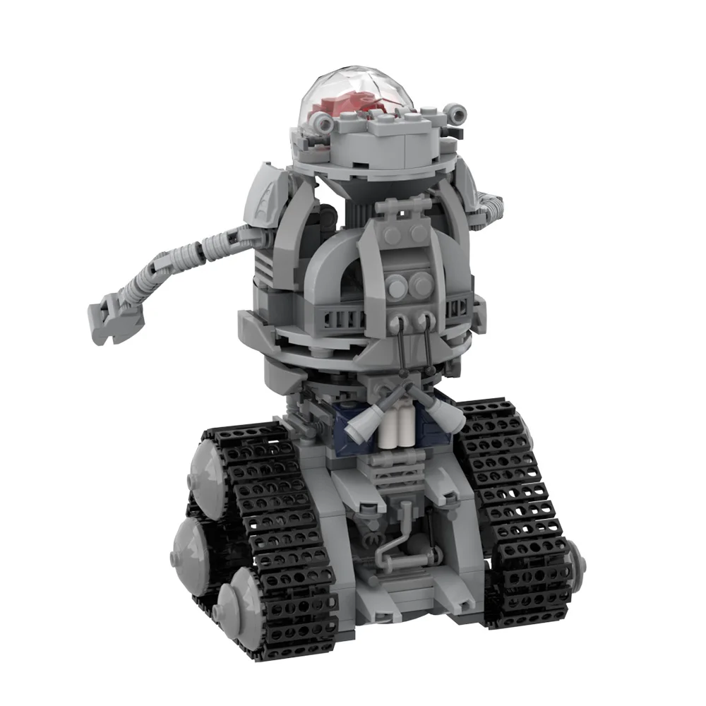 Figura de juego MOC Robobrain, modelo de Robot, bloques de construcción, juego Fallouted, actividad controlada cerebral de alta tecnología, Robot de ladrillo, juguete para regalo