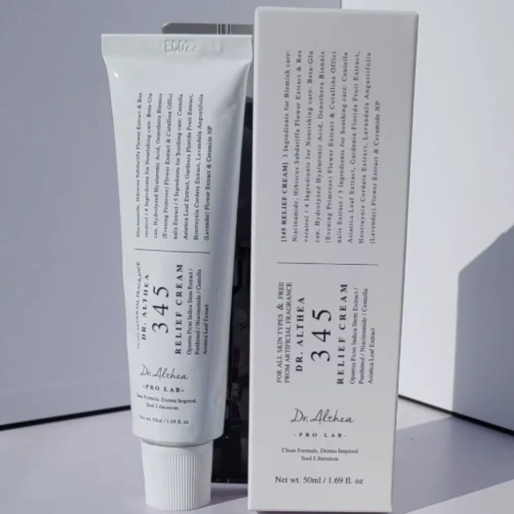 Crema Facial Antioxidante 345 Fortalece la Barrera Cutánea, Mantiene la Hidratación y Alivia las Molestias de la Piel Sensible Propensa al Acné