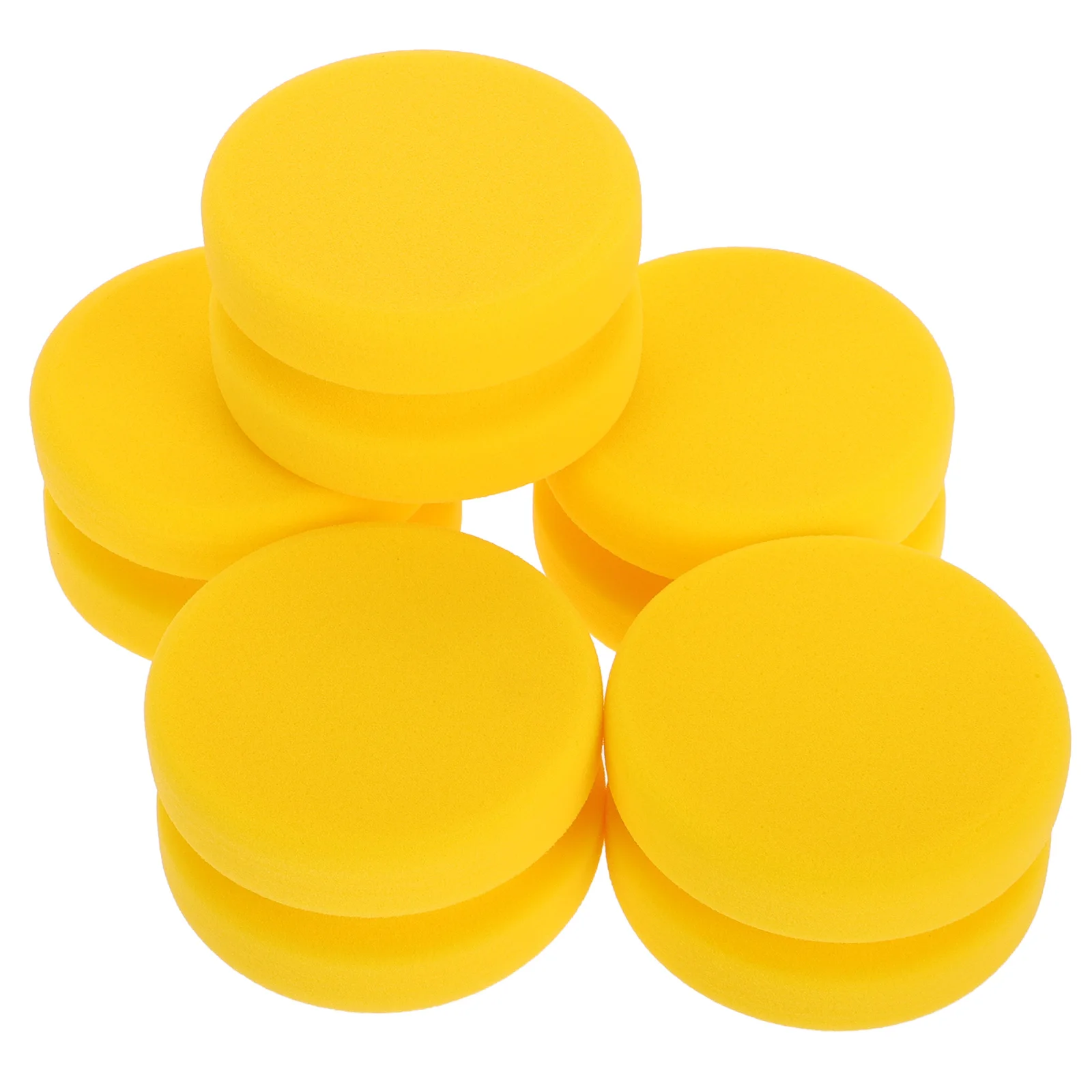 

5 Pcs Polishing Sponge Car Cleaning Wash Sponges Round Kit Wax Applicator Soft Durable Multifunctional Safe Material