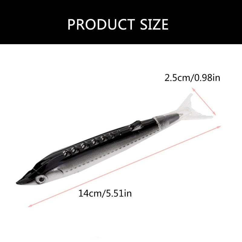 8 шт., шариковая ручка с реалистичной рыбой, забавная шариковая ручка, гладкая для письма, наполнители для чулок для письма