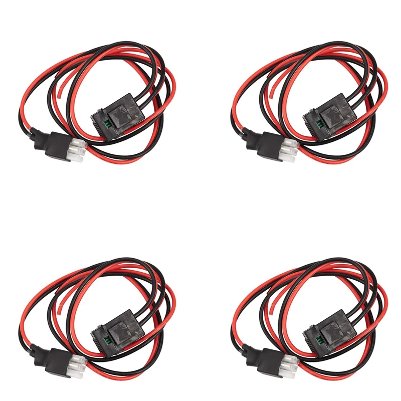 

4X 30A 1M Fuse 6 PIN Short Wave Power Supply Cord Cable For Yaesu FT-857D FT-897D