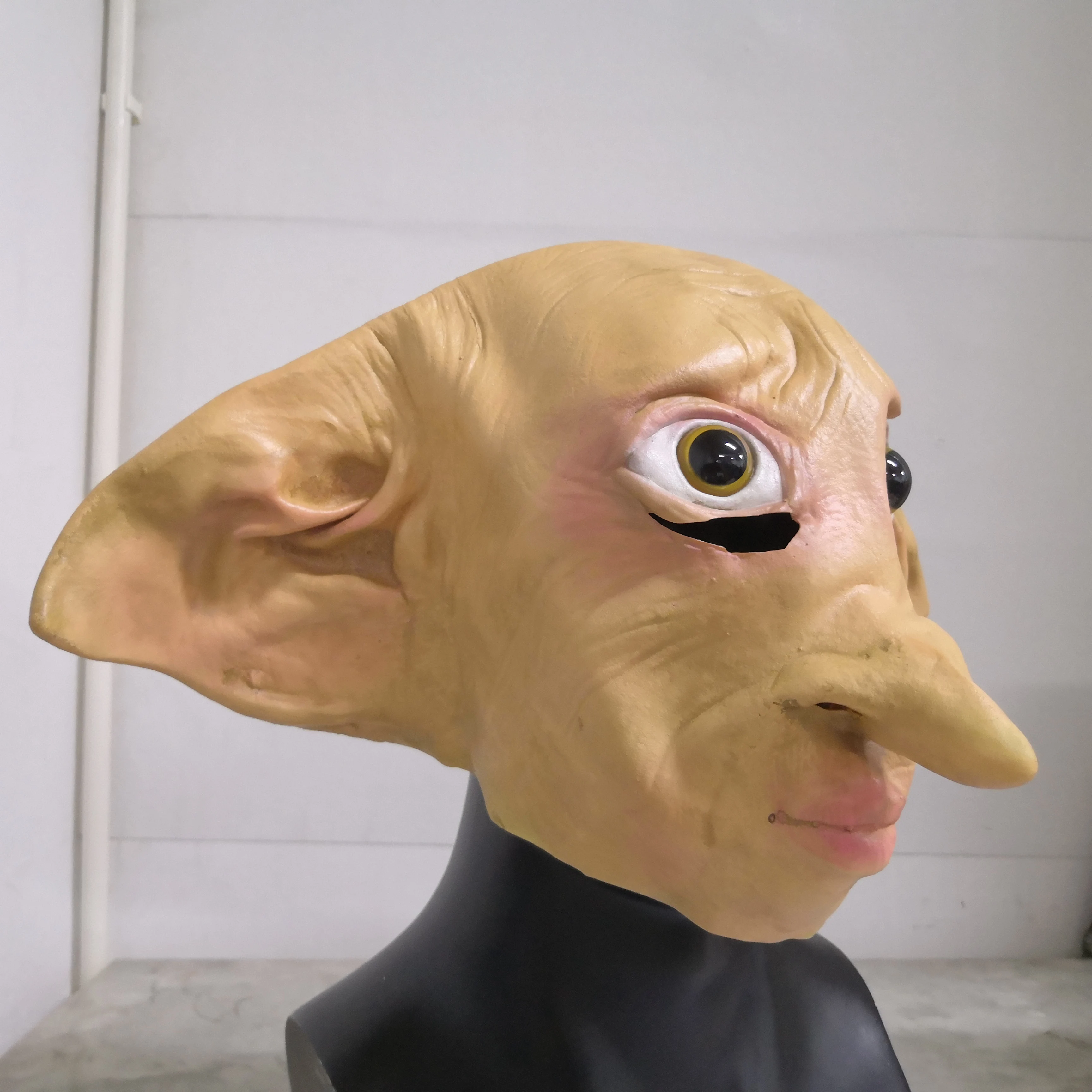 Dobby Voldemort Mask Halloween Role Play Costume Props Latex Elf Ears Full Head Headdress Funny Cute Elf Accessories