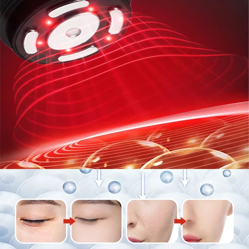 MINI HIFU 4th Generation Lifting Machine EMS Warm Ultrasound Facial Eye Massage Instrument Skin Firm Home Use Spa Beauty Devices