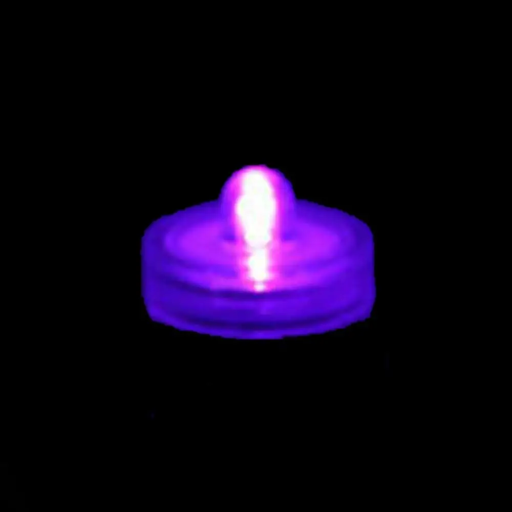 Mini Fish Tank Candle Lamp Decorative Multicolor Underwater LED Candle Lamp Plastic Waterproof Submersible Mini LED Lights