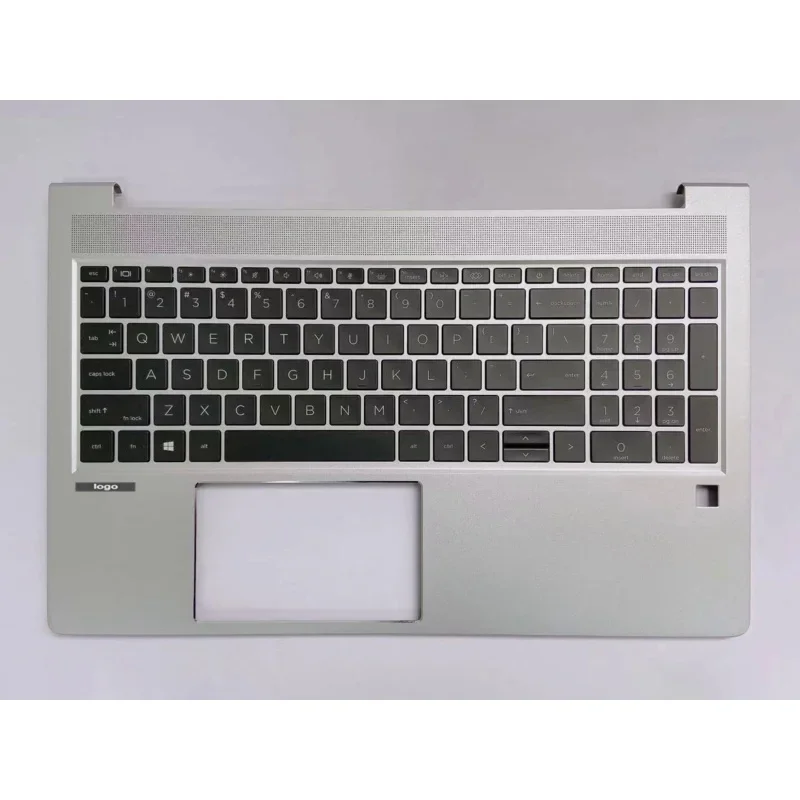 Imagem -02 - Tampa Superior para Laptop hp Estojo para Descanso de Palma Zhan66 Pro 15 g4 Probook 450 455r g8 us uk la Keyboard M21742001 M21740-001