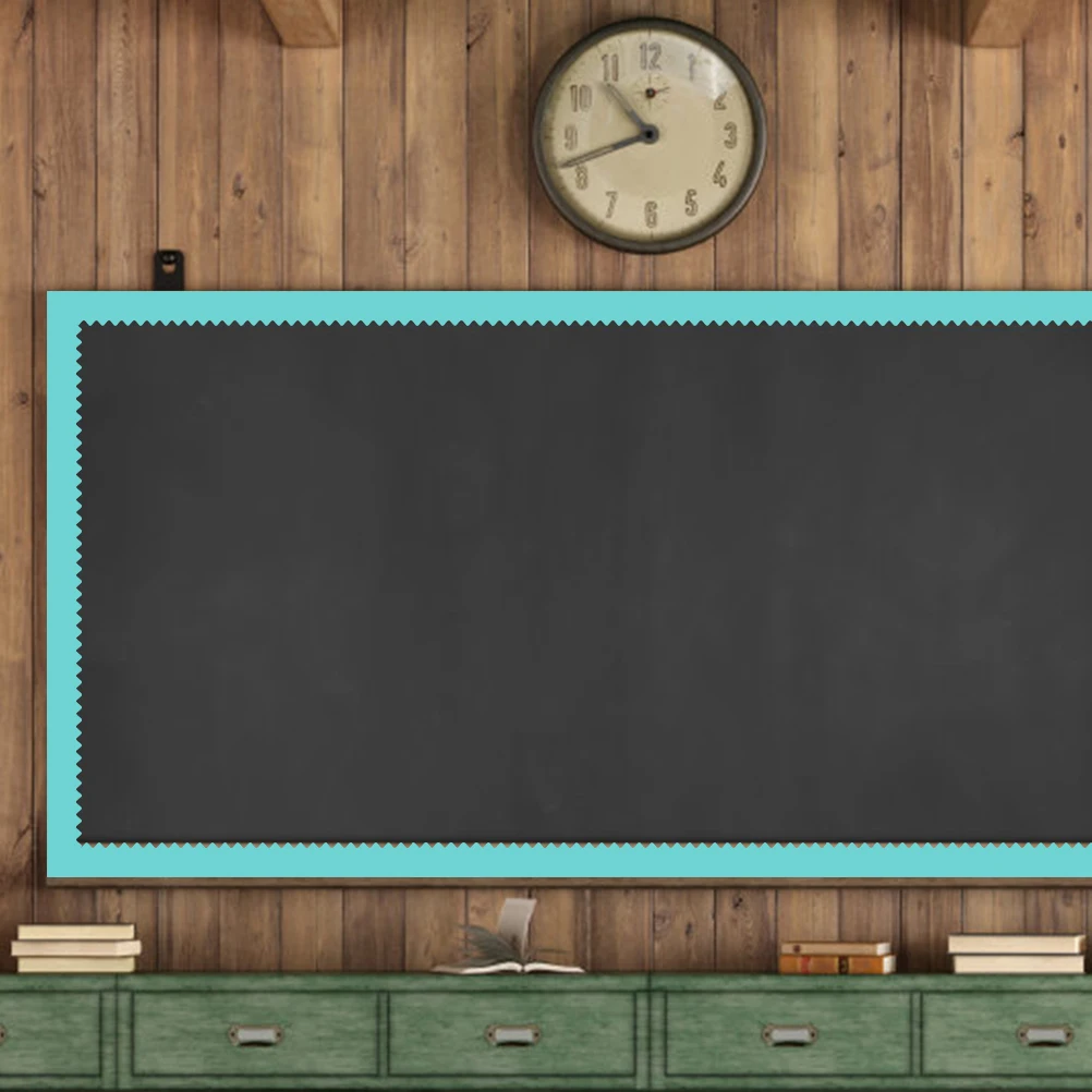 

3 Rolls Stickers Chalkboard Adorable Border Trim Bulletin Supplies Detachable Classroom Blackboard Diy
