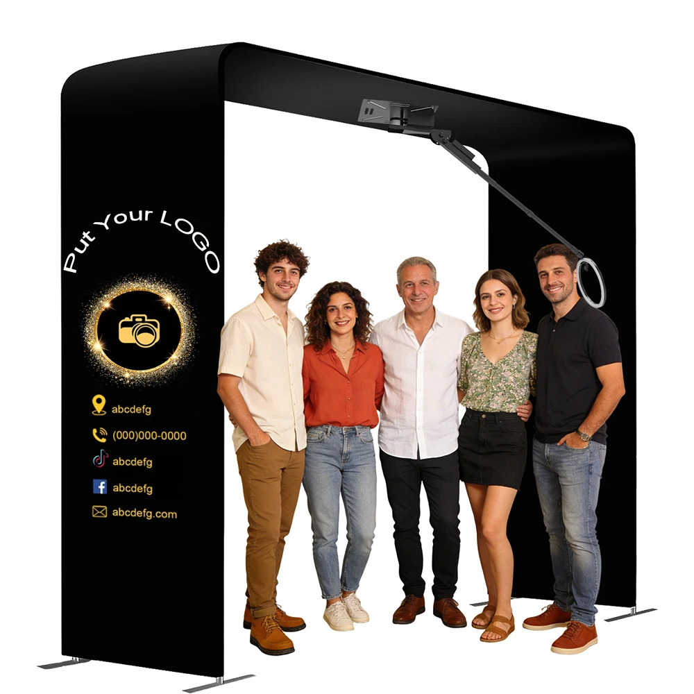 

Фотобудка Sky 360 с бесплатной индивидуальной настройкой логотипа, верхняя видеокамера 360° для свадеб, вечеринок и мероприятий