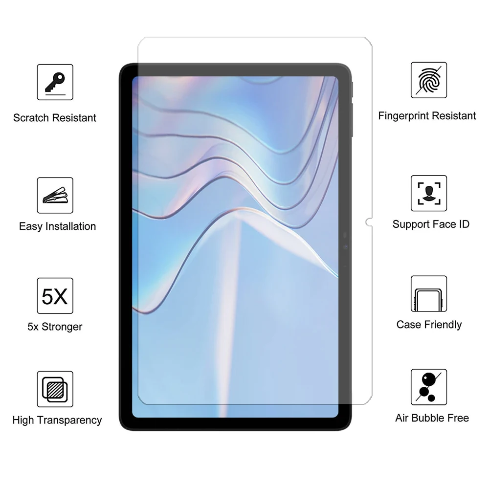 2PCS Glass screen protector for DOOGEE T10 T10S T20 T20S T20 mini T10E Pad tab tablet film