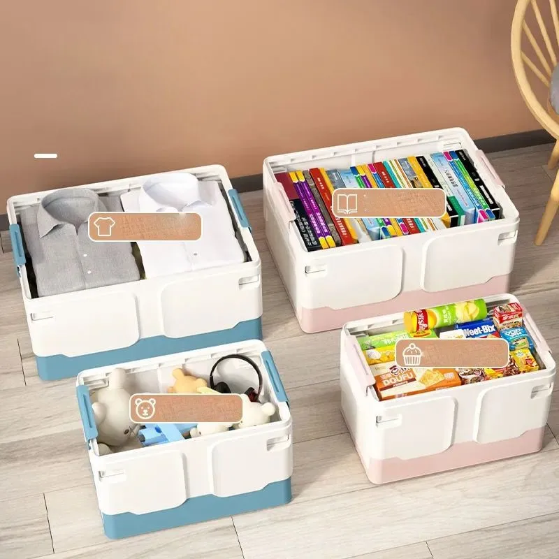 

Creative Style Foldable Student Book Storage Box Classroom Dormitory Book Box Book Sorting and Storage Artifact Storage BoxZF875